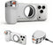 imgrose Magnetic Phone Camera Grip, Shutter Grip Handle Holder for iPhone/Android with Detachable