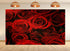 UPXIO 10x10ft Luxury Red Rose Bouquet Backdrop Dense Floral Blooms Photo Background Tapestry
