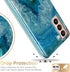 Esdot Case for Samsung Galaxy S21 Plus, Military Grade Rugged Cover with Fashionable Designs for Women, Agate Stone