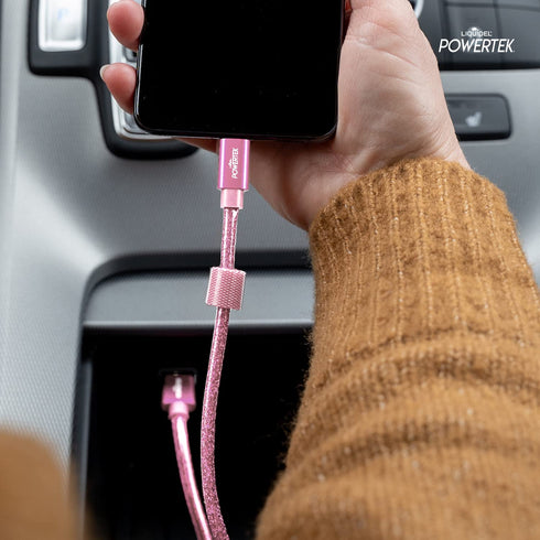 LIQUIPEL Powertek Lightning Charger in Pink