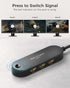 HDMI Switch 4K@60Hz, Vilcome 4K HDMI Splitter 3 in 1 Out, Multi Port HDMI Hub Selector for Xbox PS3 4 5 TV Gaming