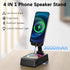 buwy (3000mAh), Gifts for Men Women, Cell Phone Stand with Wireless Bluetooth Speaker and Colorful LED Lights