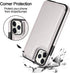 HianDier Wallet Case for iPhone 11 Pro MAX, Slim Protective Flip Folio with Credit Card Slot, White
