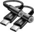 JSAUX 2-Pack USB Type C to 3.5mm Female Headphone Jack Adapter, USB C to Aux Audio Dongle Cable, Compatible with iPhone