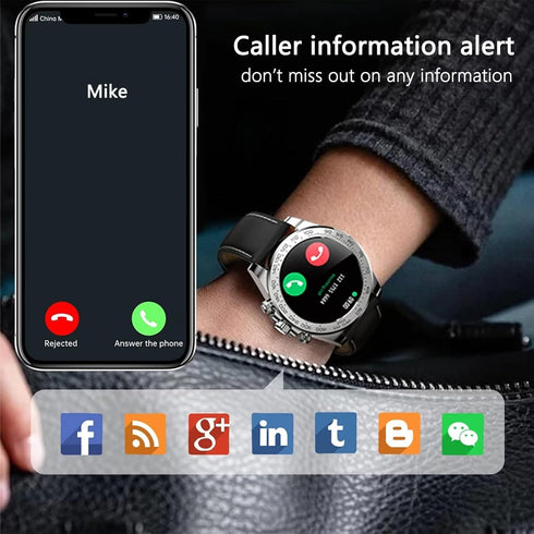 Smart Watch for Men, Fitness Watch with Sleep Heart Rate Monitor, Bluetooth Sport Watch, Waterproof for Android iOS