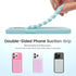 DreamsLink.LC Silicone Double-Sided Suction Phone Case Detachable Mount, ASMR/Fidget Sticky Phone Grip Hands-Free Phone