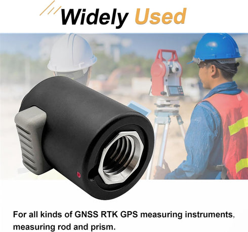 GPS Quick Release Adapters for Leica Trimble Topcon Sokkia, Aluminum Quick Release Adapter for GPS GNSS RTK