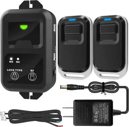 UHPPOTE 433mhz 12VDC Remote Control with DC Power Connector for Access Control Lock