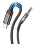 JSAUX USB C to 3.5mm Audio Aux Jack Cable, 3.3ft, Compatible with iPhone, iPad, Samsung Galaxy, Pixel
