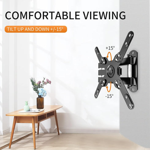 TV Wall Mount Bracket for Most 13-39 inch LED, LCD Monitor and Plasma TVs, Max VESA 200x200mm by XINLEI