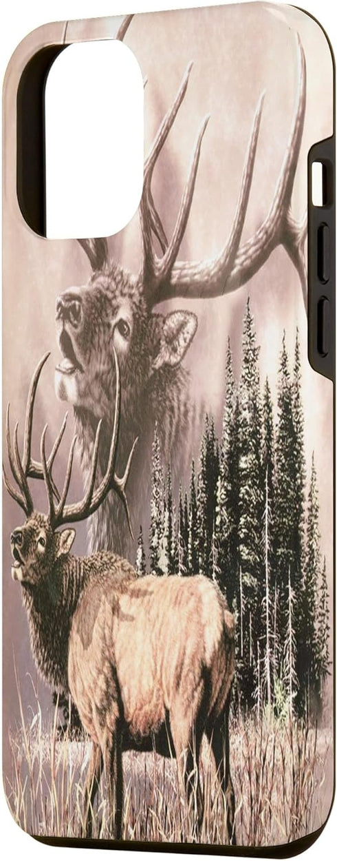 iPhone 14 Pro Max American Elk Hunter Dad Case Camo Deer Elk Buck Case