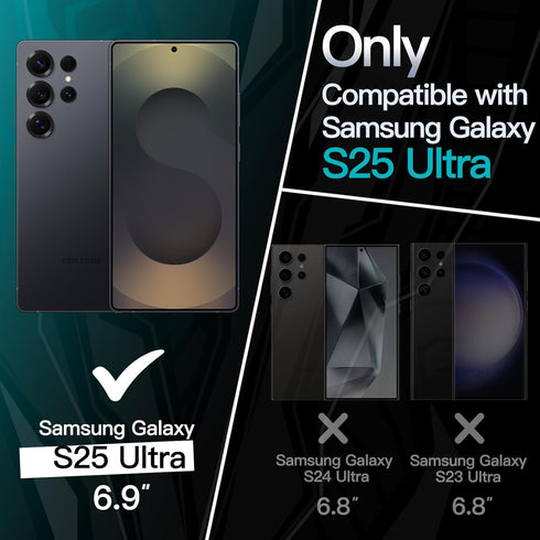JETech S25 5G, Slim Fit Case for Samsung Galaxy Ultra Camera Lens Full Protection, Soft TPU Thin Protective Phone Cover