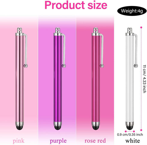 Outus 36 Pcs Stylus Pen for Universal Capacitive Touch Screens Devices, Stylus Pen Compatible with Tablet for Classroom
