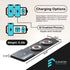 Dual 15W 3 in 1 Apple Charging Station, Foldable Fast Charger for iPhone, Watch, AirPods, Compatible with iPhone