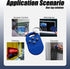 itapring 1Pcs 125KHz 3 4 T5577 125KHz RFID Reader Writer Copier, Pcs RFID Key Fob Tag Token with RFID Chips in One Tag