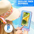 Waterproof Phone Pouch Floating, 10in Underwater Cell Phone Holder with Lanyard for iPhone 15 Pro Max Plus, Galaxy