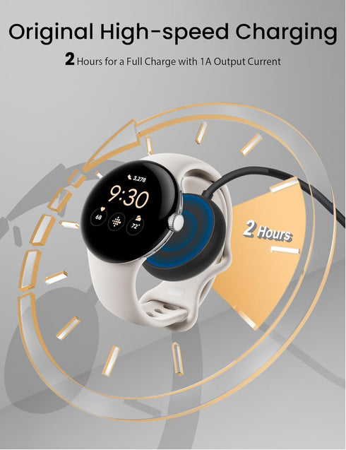 Sinocc Charger for Google Pixel Watch, 3.3Ft USB Charging Cable Replacement for Google Pixel Smartwatch