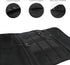 Patu Roll Up Electronics Accessories Travel Gear Organizer Case, Black, Portable Universal Kit Bag