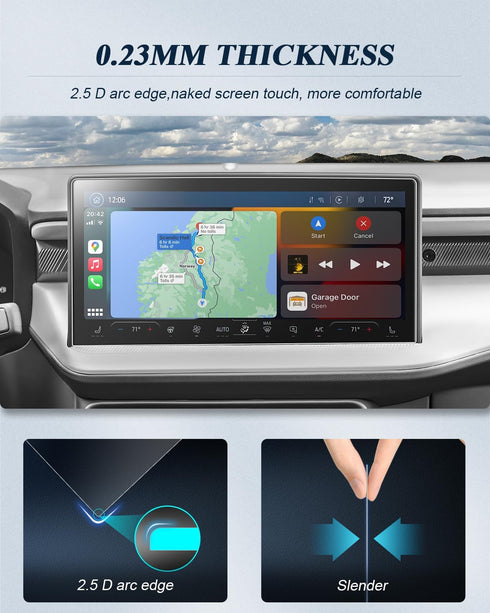 2Pcs 2025 2025 13.2" SYNC4 2025 2025 BIBIBO for Ford Maverick Accessories Screen Protector Ford Maverick Infotainment