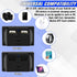 2Pcs 12V/24V RV USB Outlet with On/Off Switch, Quick Charger QC 3.0 Wall Mount USB Charging Station