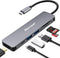 Hiearcool USB C Hub, 7-in-1 USB C Multi-Port Adapter for MacBook Pro, USB C to HDMI Hub Dongle Compatible with USB C