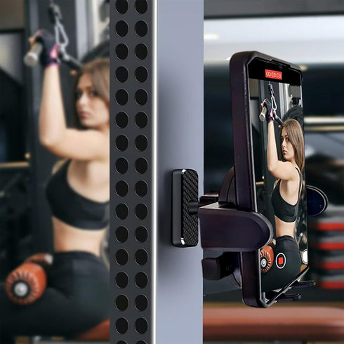 ROCKFREE N52 Magnet,360 Magnetic Phone Holder with Auto-Locking Clip,Strong Adjustable Phone Mount