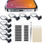 Anti-Lost Anti Dust Plug for iPhone 14/13/12/11, Silicone Charging Port Dust Cover with Speaker Mesh and Mounting