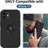 Heavy Duty Case for iPhone 11, Built-in Screen Protector, Full Body Rugged Shockproof Dust Proof Cover, Black-B