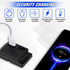 2Pcs 12V/24V RV USB Outlet with On/Off Switch, Quick Charger QC 3.0 Wall Mount USB Charging Station