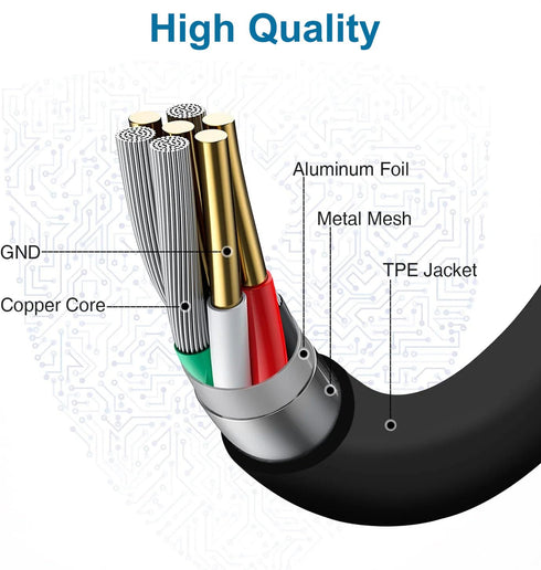 Apple MFi Certified Lightning to 3.5mm Audio Cord, iPhone to Car Stereo AUX Cable Compatible with iPhone 14/13/12/11