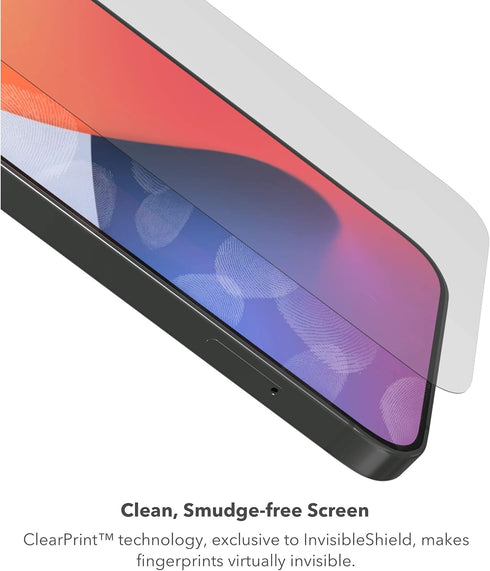 ZAGG InvisibleShield Glass Elite VisionGuard+ Screen Protector for iPhone 12 Pro Max, Ultimate Scratch and Shatter