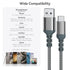 USB C Charger Cable, Fast Charging Type C Cable, Nylon Braided USB A to USB C for iPhone 15/15 Pro, MacBook, Samsung