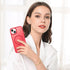 BENTOBEN iPhone 13/14 Case - Slim Shockproof Translucent Matte, Red, Compatible with MagSafe, 6.1" Protective Cover.