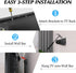 Auoace 32 75 inch 150 lbs, No Stud TV Wall Mount, to Drywall Studless TV Bracket, up to No Damage, No Drill, No Screws