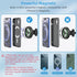 Magsafe Car Mount Charger for iPhone 12/13/14/15/16 - Magnetic Wireless Charging with Fast 36W QC 3.0 Adapter
