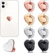 Moxweyeni 8 Pcs Cell Phone Finger Ring Adhesive Metal Phone Finger Grip Loop