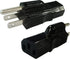 zdyCGTime 3 Prong USA C13 to NEMA 5-15P Plug Power Adapter, 10A/125V, 2 Pack