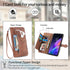 uriet Compatible with TCL 30 XL T701DL Wallet Case with Wrist Strap, Leather Flip Credit Card Holder Stand for 30XL 2022