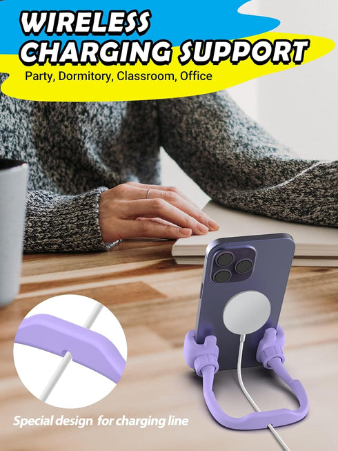 Stocking Stuffers for Teens, Lazy Phone Stand Cell Phone Holder for Desk, Funny Gifts for Men, Women, Christmas Gadget