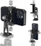 Peastrex Metal Phone Tripod Mount Extra Deep Clamp with Arca Port Cold Shoe