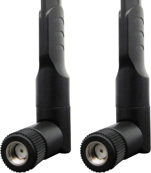 Dual Band PC WiFi Antenna 2.4Ghz/5.8Ghz 5dBi RP-SMA Male Connector, Bluetooth WiFi Antenna for Desktop PC - 2 Pack