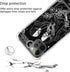 The Lovers Tarot Card Skull Black Case for iPhone 12/12 Pro, Trippy Psychedelic Aesthetic Cool Skeleton Cover
