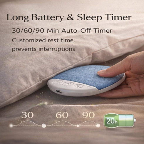 Zedamso (Blue*2) Under Pillow Speaker Bluetooth for Sleeping, Bone Conduction Pillow Speaker, Ultra Thin Flat Pillow