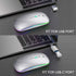 Qullqian 5.2/3.0 2.4GHz Wireless Bluetooth Mouse for MacBook Air/Mac/Pro/Laptop/Computer/PC,Rechargeable Dual Mode