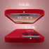iPhone 15 Pro Max Case, Deep Red Silicone, MagSafe Compatible, Shockproof, Full Camera Protection, Includes 2 Screen