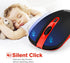 Leadsail Rechargeable Wireless Slim Cordless Mouse, 2.4G Portable Less Noise Optical Mouse with 5 Adjustable DPI Levels