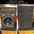 WAYBER Black Speaker Grill Cloth, Stereo Mesh Fabric for Speaker Repair - 55 x 20 in / 140 x 50 cm