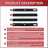 YIMAGUJRX RUNJRX 6Pcs Keyboard Spacebar Foam, Silencer Pad for 7U Mechanical Keyboard Space Bar