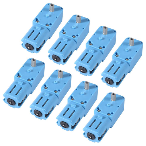 1 90 6V Gearbox(8pcs 1 90 TT Gear Motor : Mini DC Gear TT Motor with Metal Gears for Robot Smart Car DIY RC Toys