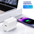 3Pack iPhone 15 Charge Block, USB C Charger Adapter, 20W Power Delivery Fast Charging Block for iPhone 15/14/13